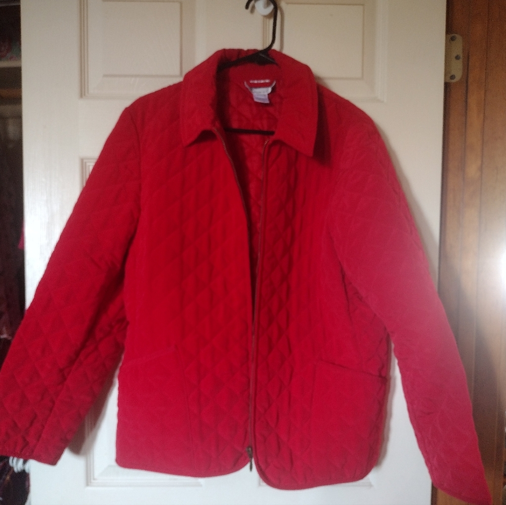 Women's Pendleton Red Quilted Jacket XL